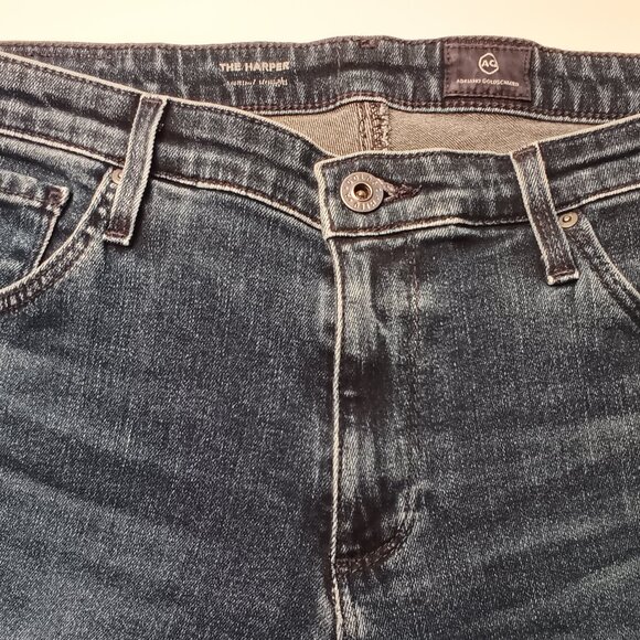 Adriano Goldschmied Jeans Size 30/10 The Harper Mid Rise Slim Leg Medium Wash - Picture 4 of 10